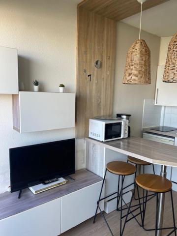 Studio Cabine Vue Mer Et Port Carnon-Plage Exterior photo